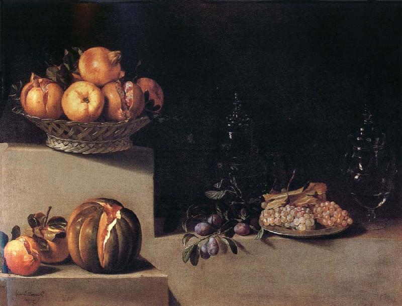 HAMEN, Juan van der Still life wtih Fruit and Glassware